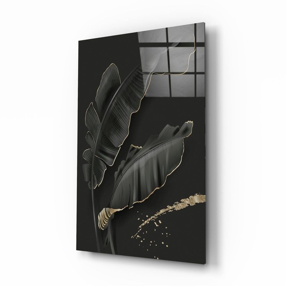 Yapraklar Cam Tablo No:4026