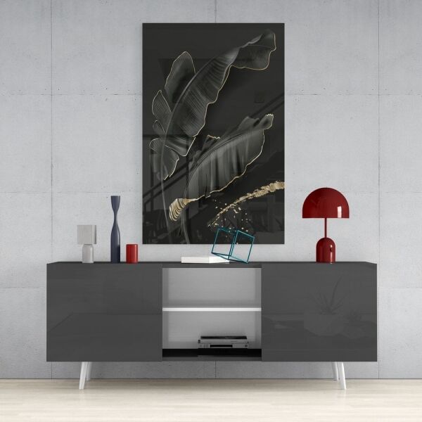 Yapraklar Cam Tablo No:4026