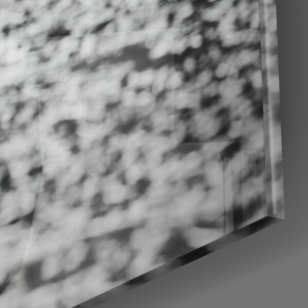 Kırmızı Şemsiye Cam Tablo