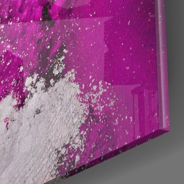 Soyutluğun Renkleri Cam Tablo