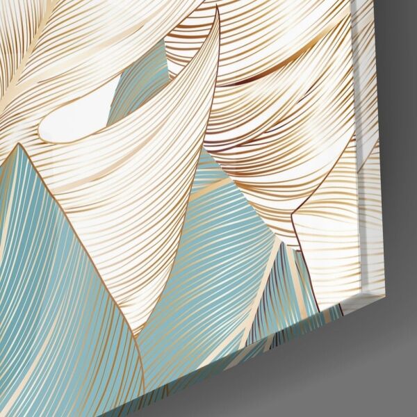 Yapraklar Cam Tablo No:4027