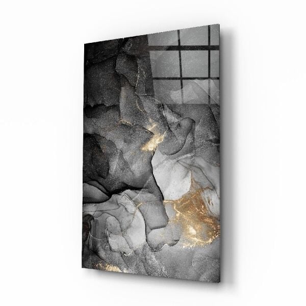 Soyut Derinlik Cam Tablo No:2017