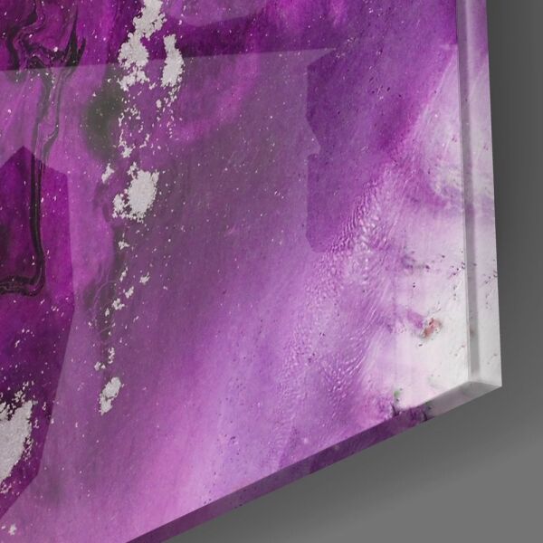 Soyutluğun Renkleri Cam Tablo