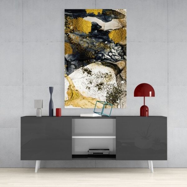 Sarının Dansı Cam Tablo