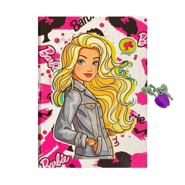 Barbie Kilitli Kız Çocuk Günlük Anı Defteri