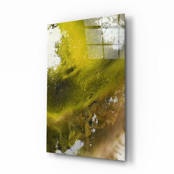 Soyutluğun Renkleri Cam Tablo