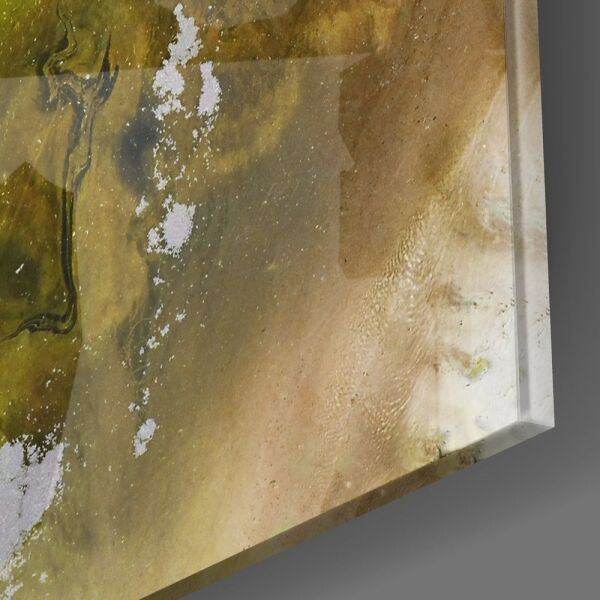 Soyutluğun Renkleri Cam Tablo