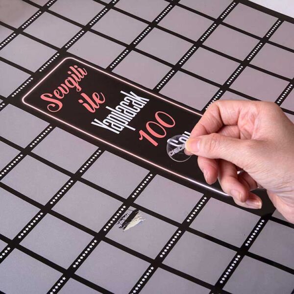 Sevgili ile Yapılacak 100 Aktivite Posteri - Kazı Kazan