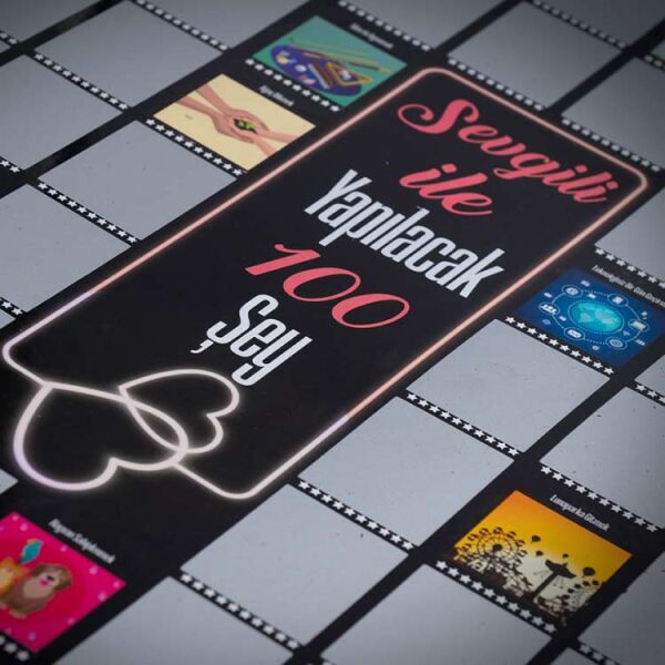 Sevgili ile Yapılacak 100 Aktivite Posteri - Kazı Kazan