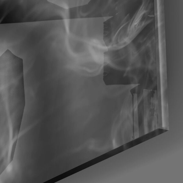 Dumanın Dansı Cam Tablo