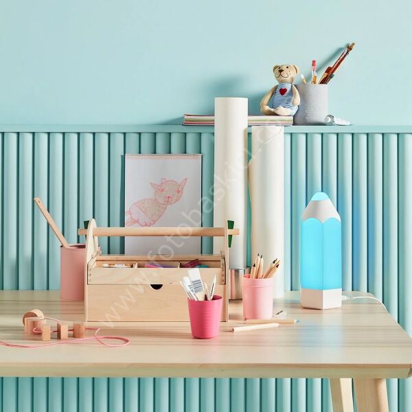 Çok Renkli Çocuk Masa Lambası Ledli 29 cm