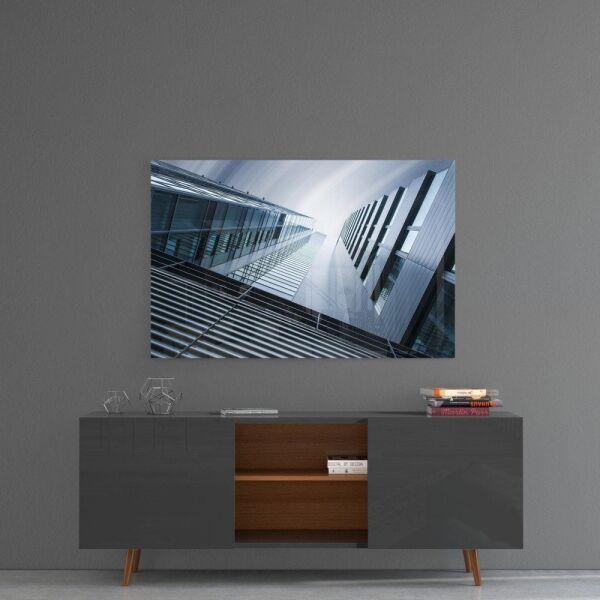 Geometrik Yapılar Cam Tablo