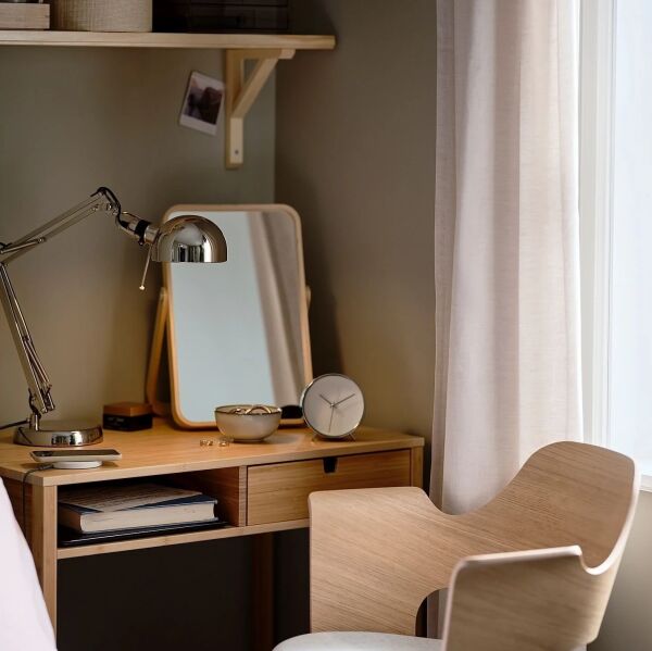 Masa Lambası Nikelaj Kaplama 35 cm FORSA