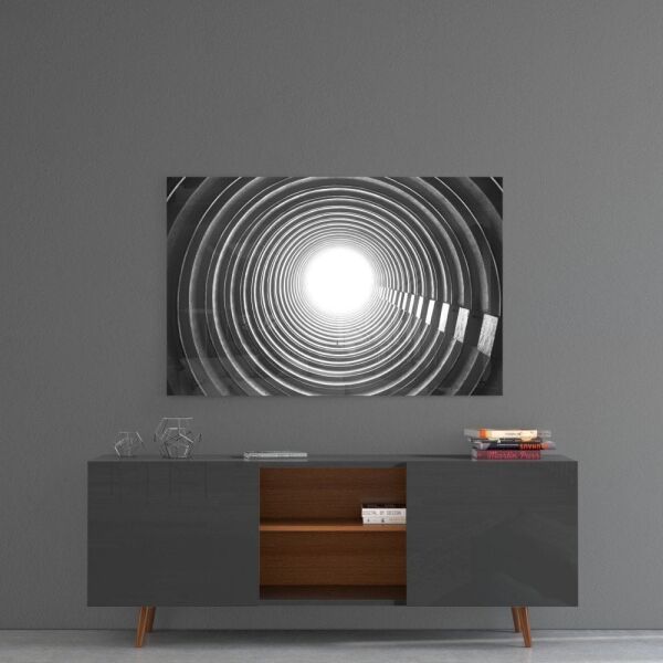 Geometrik Yapılar Cam Tablo