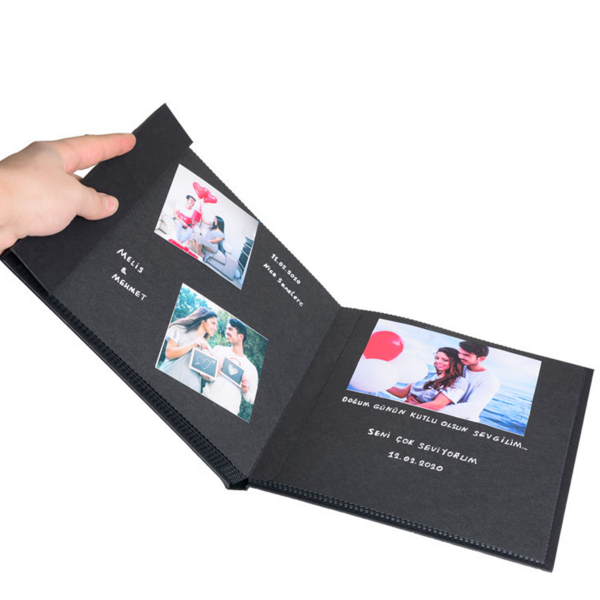 Beyaz Kalem Hediyeli Exclusive Anı Defteri 24x24 cm