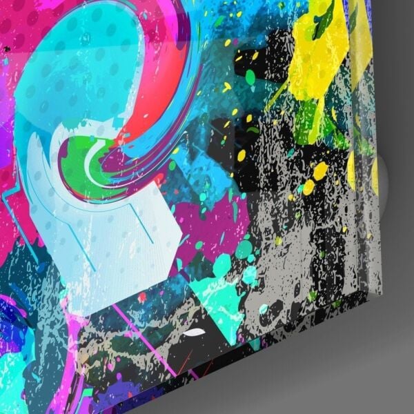 Renk Cümbüşü Cam Tablo