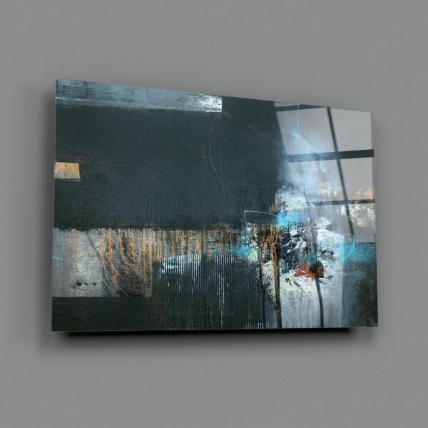 Soyut Sanat Cam Tablo