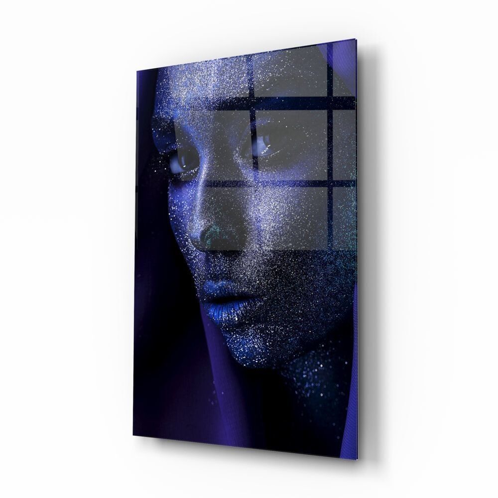 Kadın Portre Cam Tablo No:1171