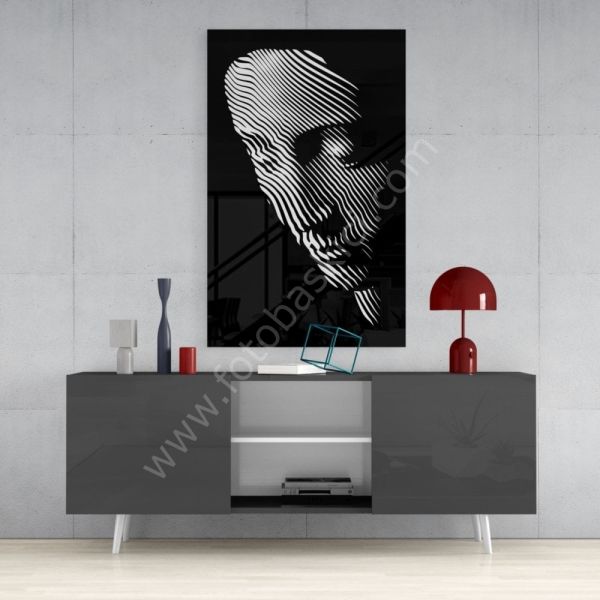 Dalgınlık Cam Tablo