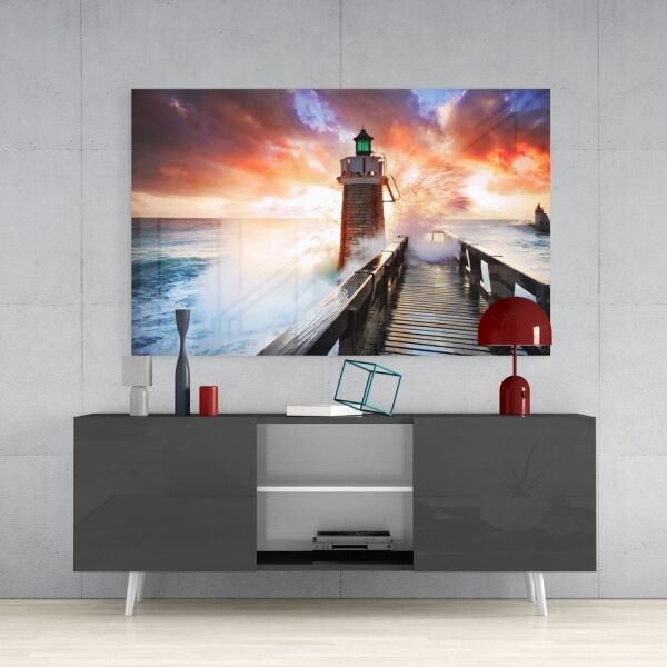 Deniz Feneri Cam Tablo