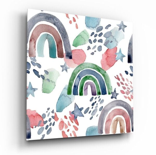 Gökkuşağı Cam Tablo