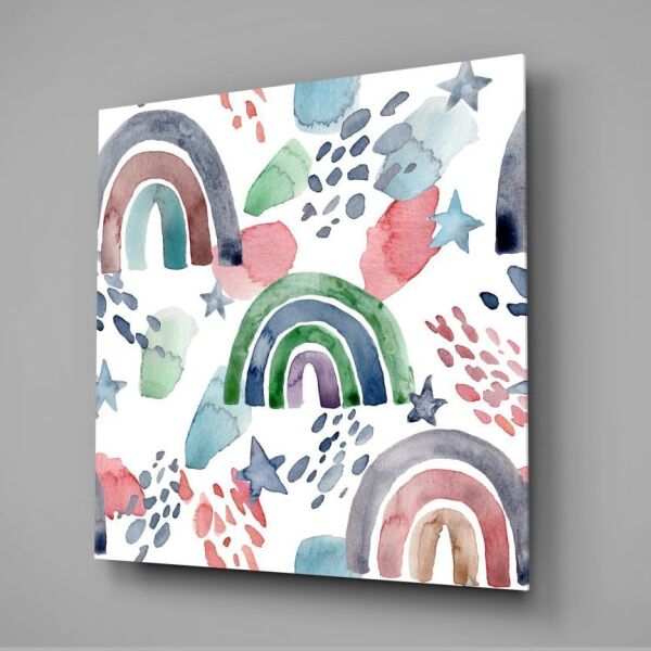 Gökkuşağı Cam Tablo
