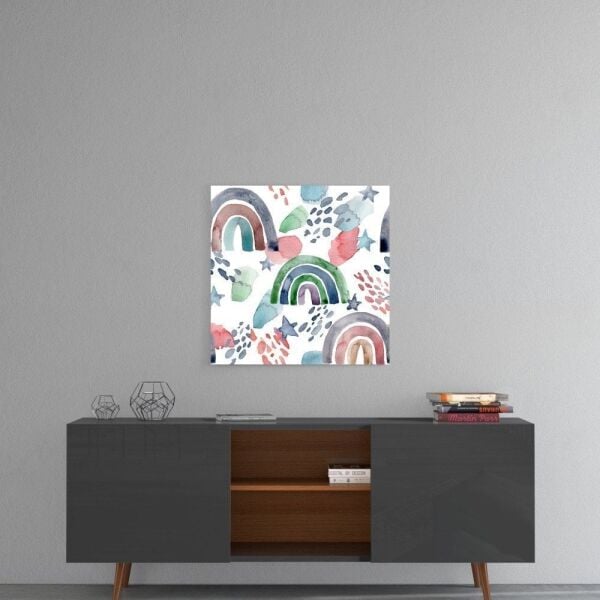 Gökkuşağı Cam Tablo