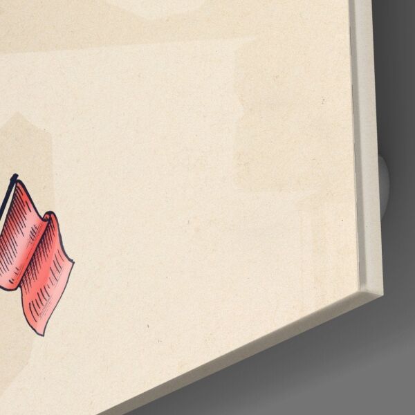 Özgürlüğe Doğru Balon Yolculuğu Cam Tablo