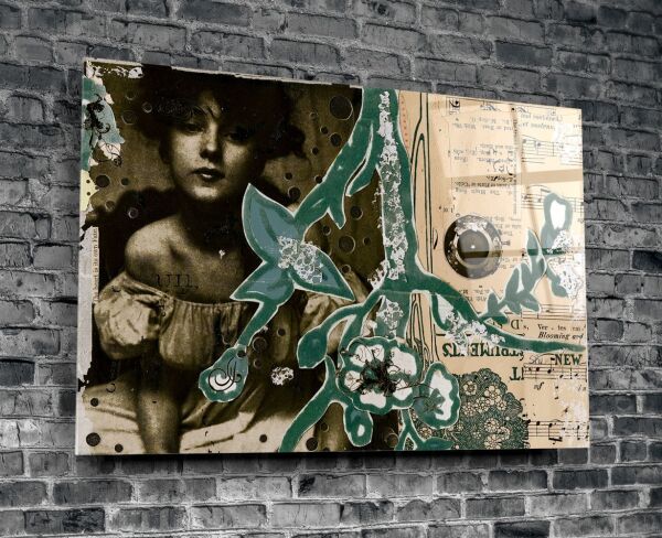 Soyut Cam Tablo No:1158