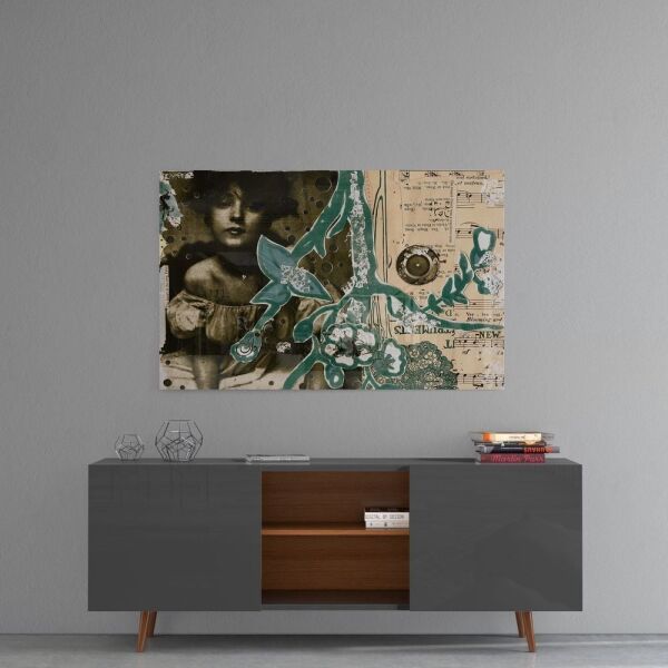 Soyut Cam Tablo No:1158