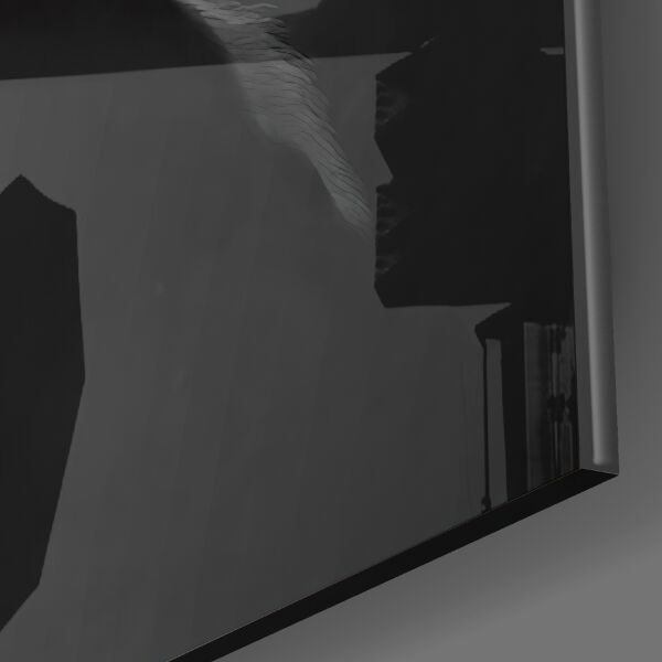 Üç Bilge Maymun Cam Tablo