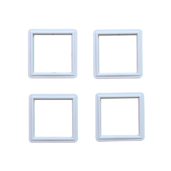 Sök Tak Kare Çerçeve Beyaz 15'li 8x8 cm