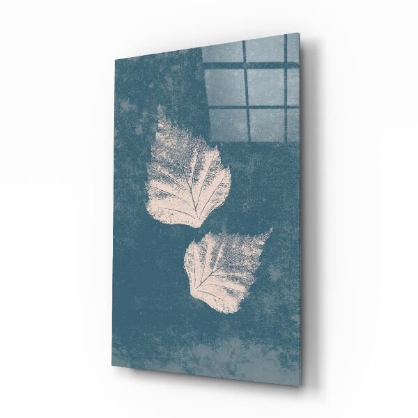 Düşen Yapraklar Cam Tablo