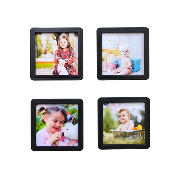 Sök Tak Kare Çerçeve Siyah 15'li 8x8 cm