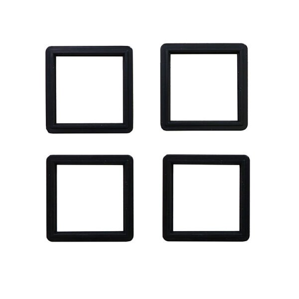 Sök Tak Kare Çerçeve Siyah 15'li 8x8 cm
