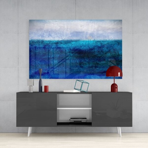 Mavinin Tonu Cam Tablo