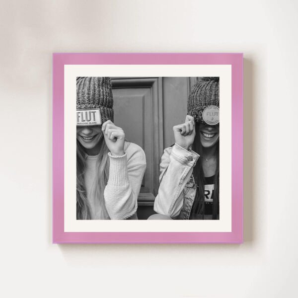 Sök Tak Kare Çerçeve Pembe 3'lü 21x21 cm