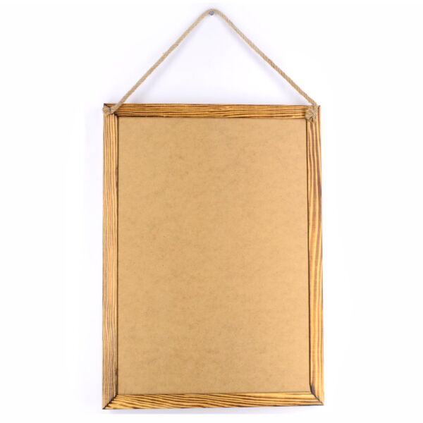 Mandallı ve Cepli Ahşap Çerçeve 35x50 cm (Fotoğraf Hediyeli)