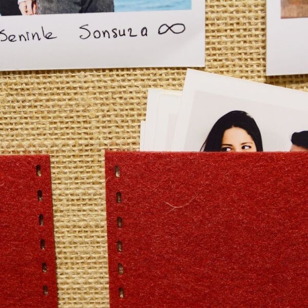 Mandallı ve Cepli Ahşap Çerçeve 35x50 cm (Fotoğraf Hediyeli)