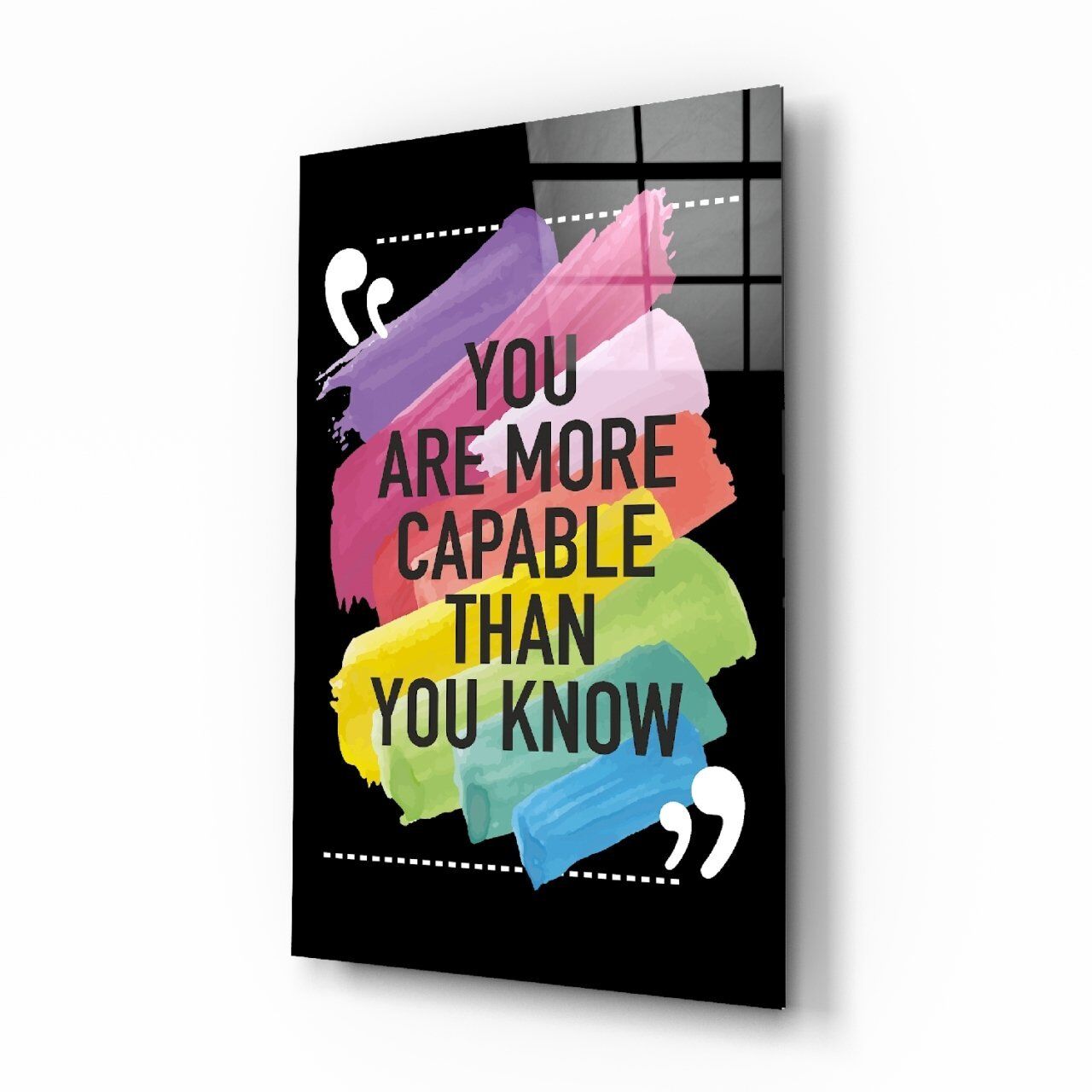 “Sandığından Daha Yeteneklisin” Cam Tablo