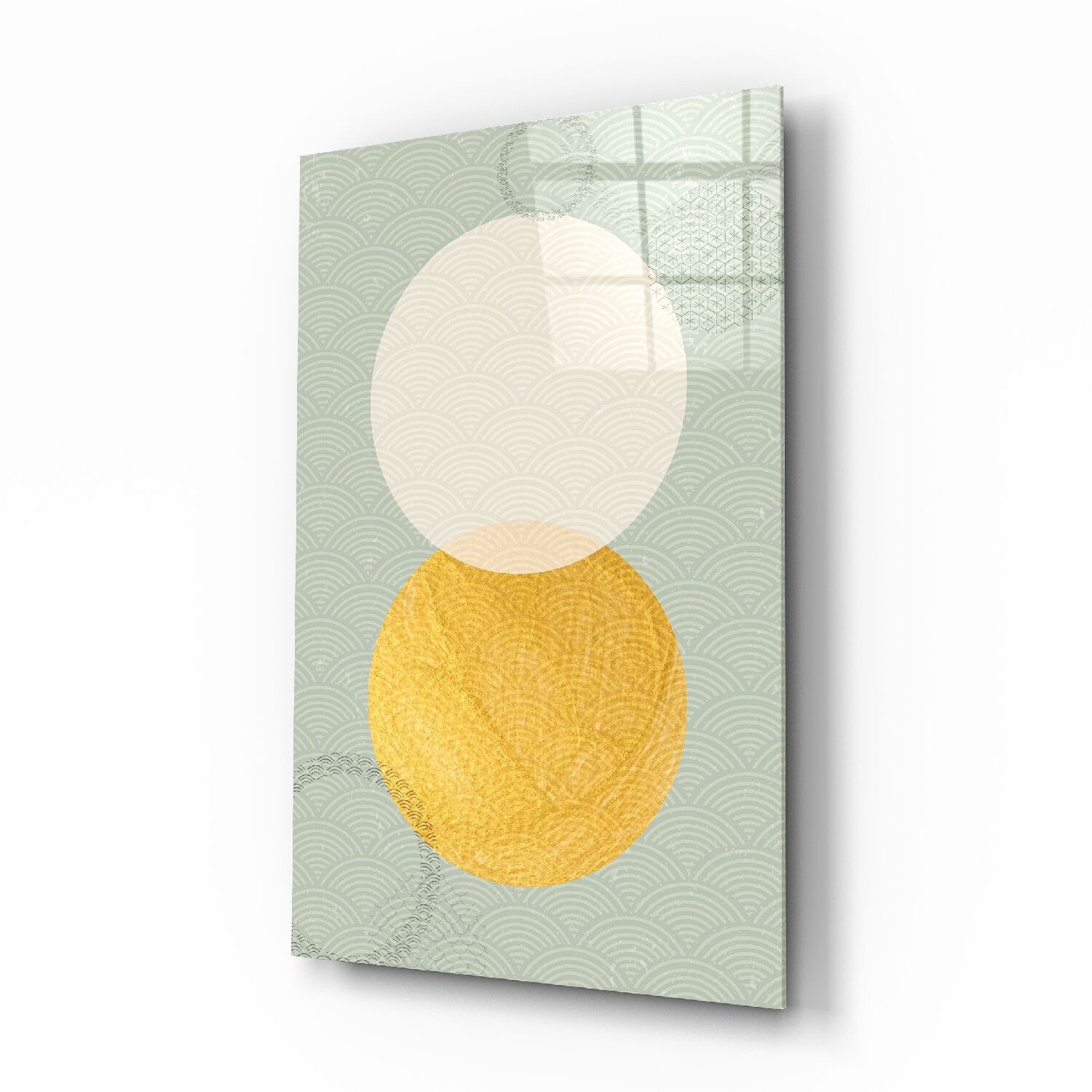 Güneş ve Ay Cam Tablo