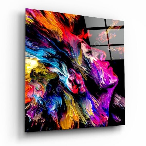 Renkli Düşler Cam Tablo