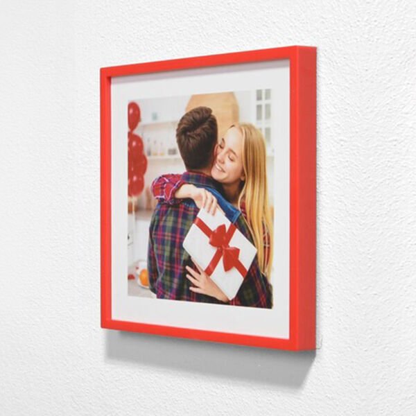 Sök Tak Kare Çerçeve Kırmızı Tekli 21x21 cm