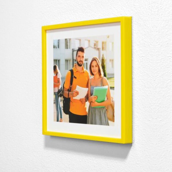 Sök Tak Kare Çerçeve Sarı Tekli 21x21 cm