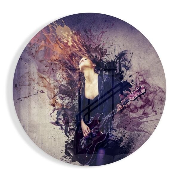 Gitar Ruhu Cam Tablo