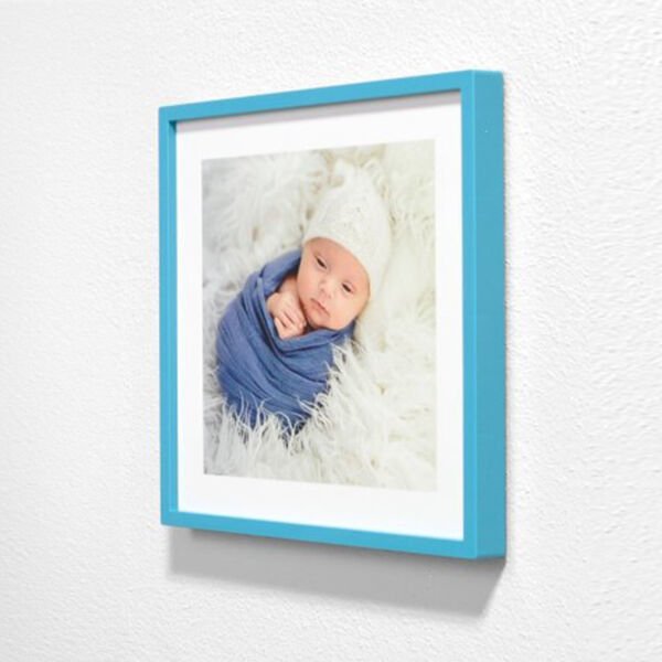 Sök Tak Kare Çerçeve Mavi Tekli 21x21 cm