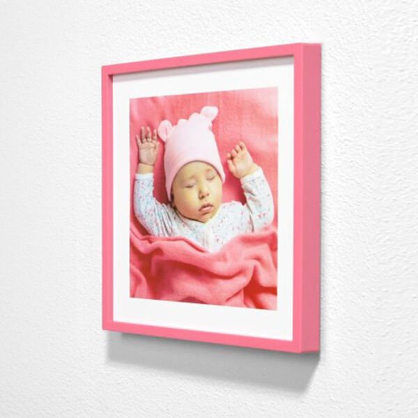 Sök Tak Kare Çerçeve Pembe Tekli 21x21 cm