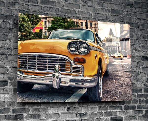 Klasik Taksi Cam Tablo