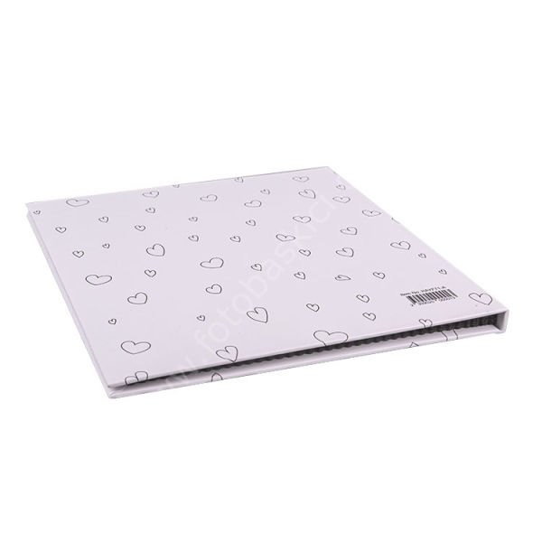 Bizim Hikayemiz PolaBook Siyah Anı Defteri 20x20 cm