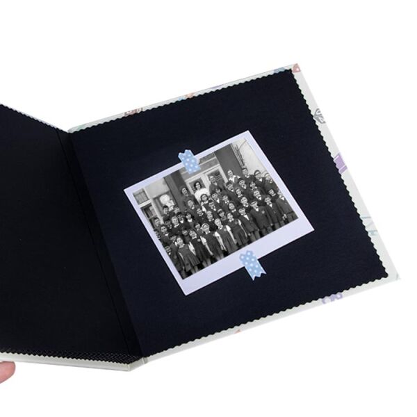 Okul PolaBook Siyah Anı Defteri 20x20 cm